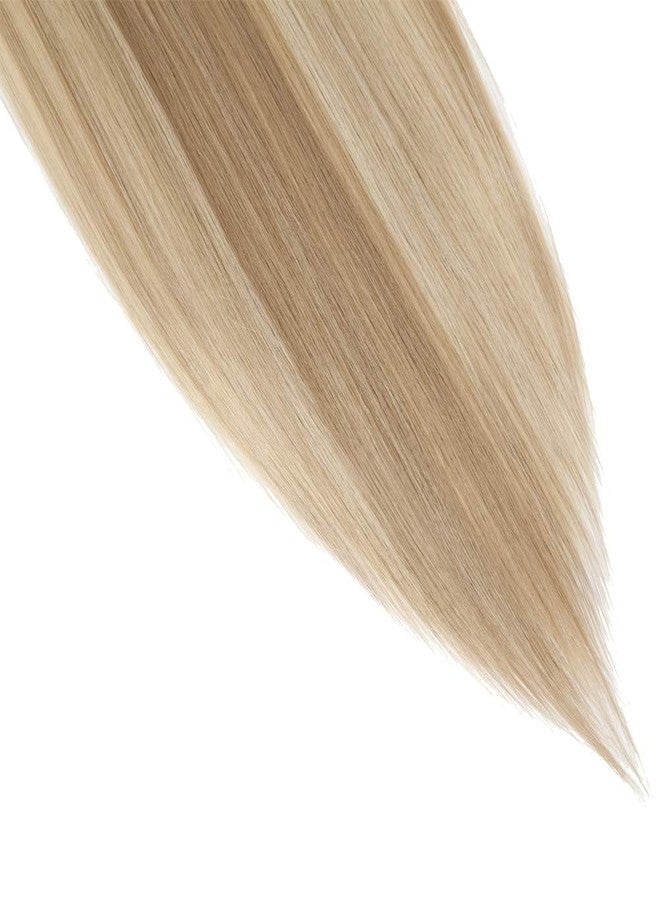 S-noilite 8pcs Clip In On Hair Extension 26" Full Head Long Straight Mixed Blonde Clip in Hair Extenisons Thick Synthetic Hairpieces for Women (26", Sandy Blonde Mix Bleach Blonde) - Image 5